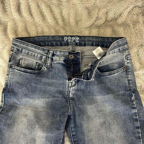 Pepe Jeans London Women 28 Alana Jegging Skinny Fit Light Wash Stretch Denim - Picture 4 of 11